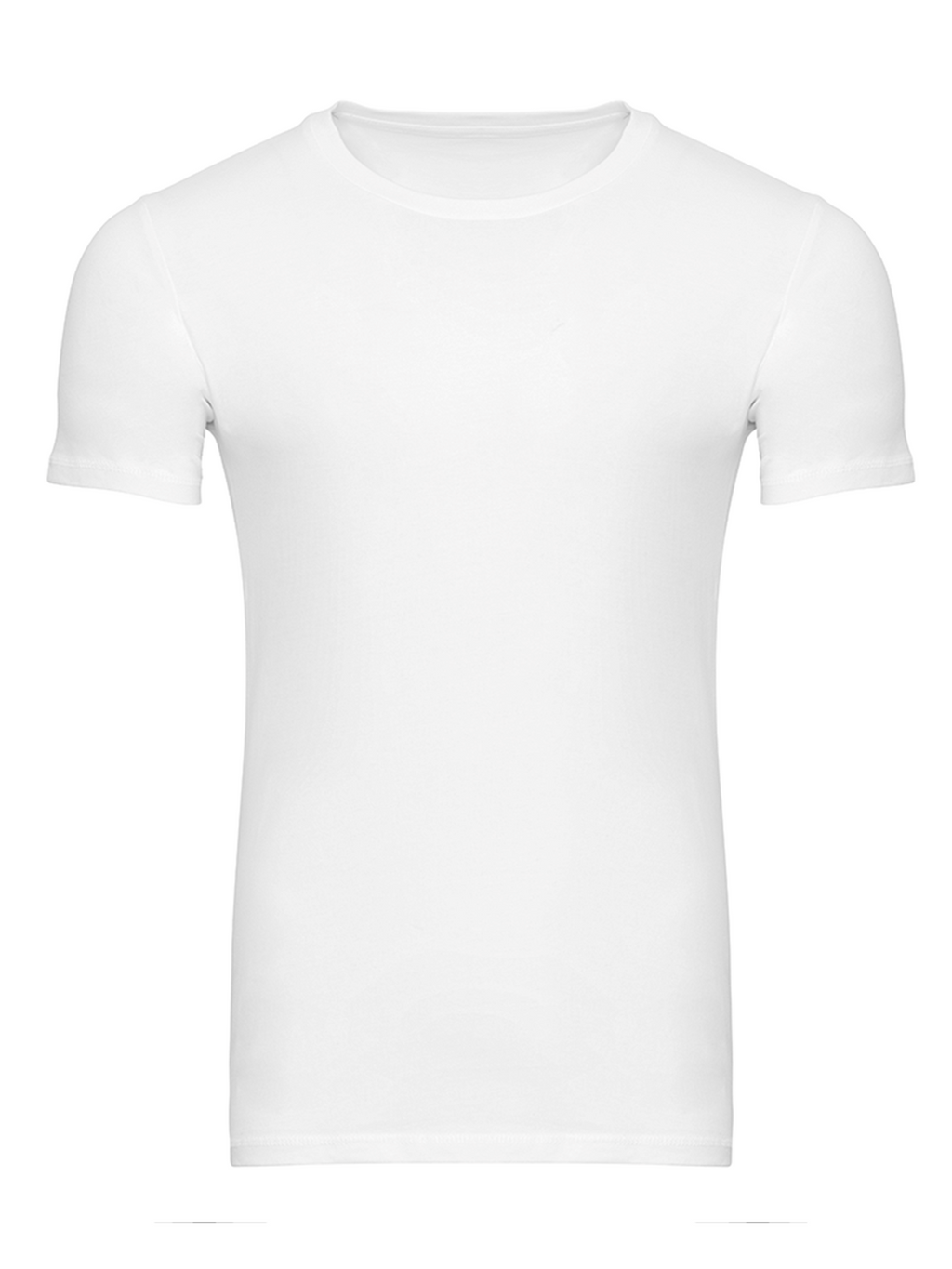 T-shirt musculaire - blanc