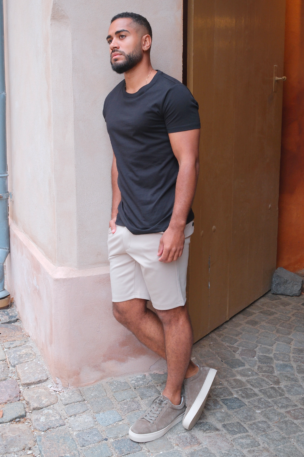 T-shirt musculaire - noir
