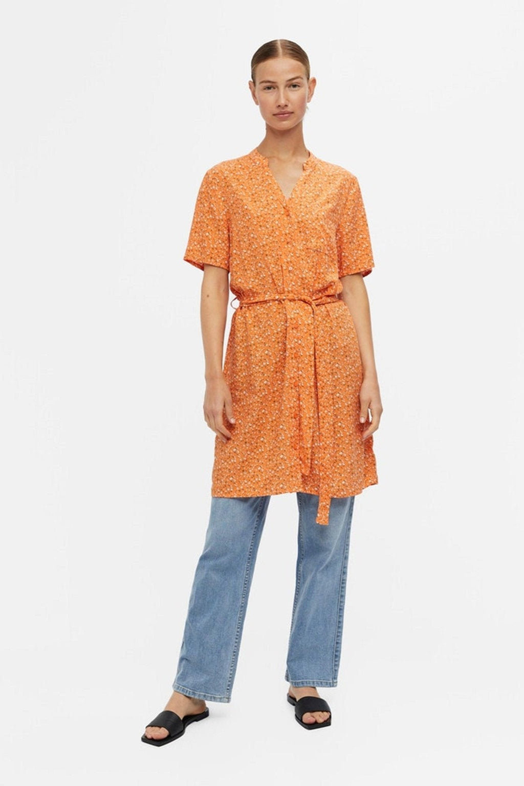 Robe de chemise Ema Elise - Coucher de soleil d'automne