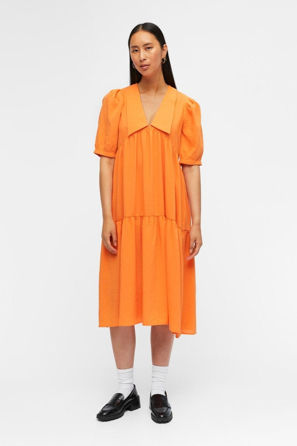 Robe longue alaia - coucher de soleil d'automne
