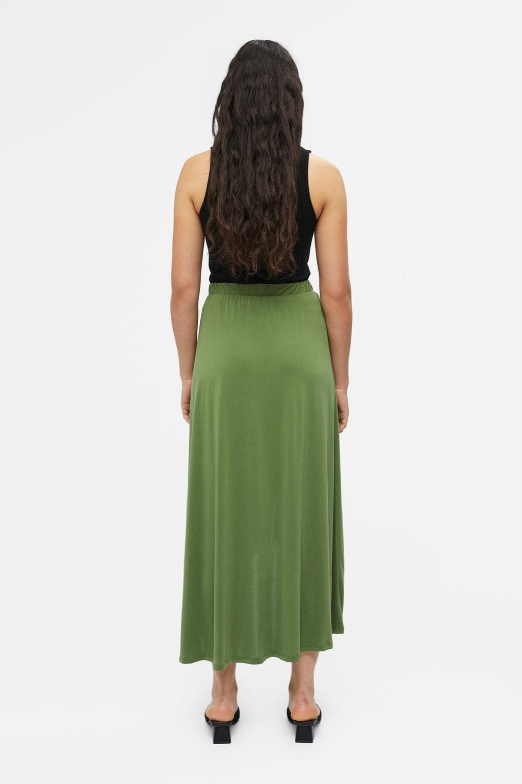 Jannie Maxi Jupe - Vineyard Green