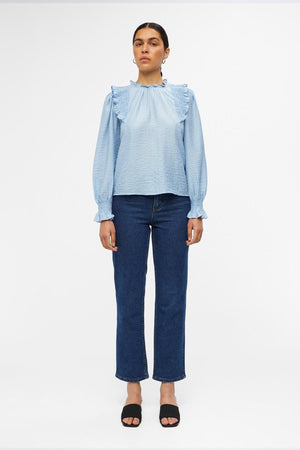 Petri Langærmet Top - Serenity