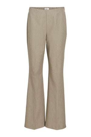 Pantalon évasé de tyma - humus