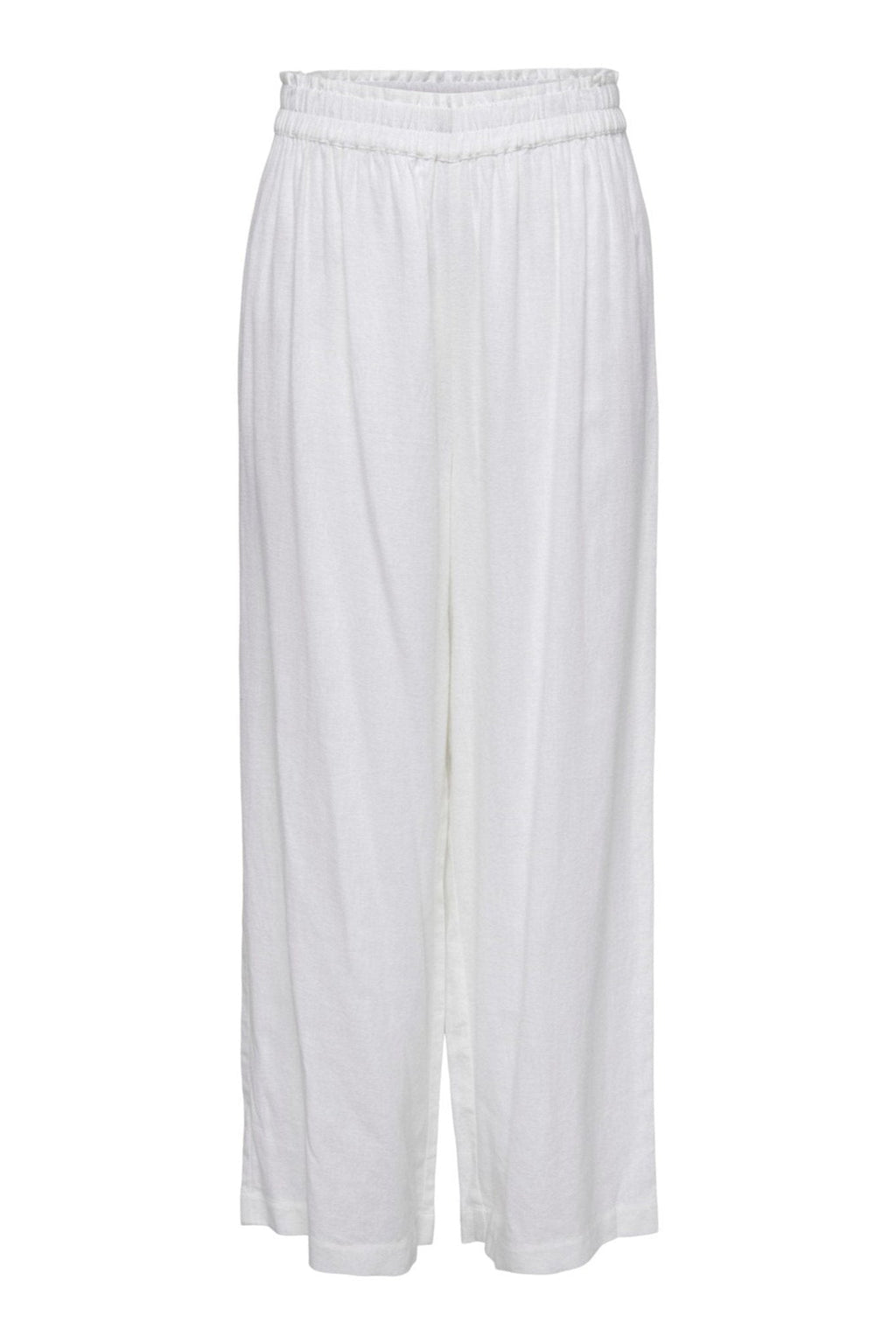 Pantalon en lin Tokyo - blanc brillant