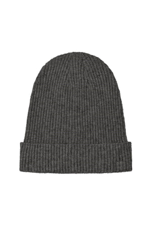 Zenna Beanie - Melange gris foncé