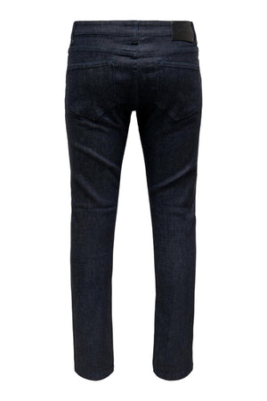 Jeans cru slim - denim bleu