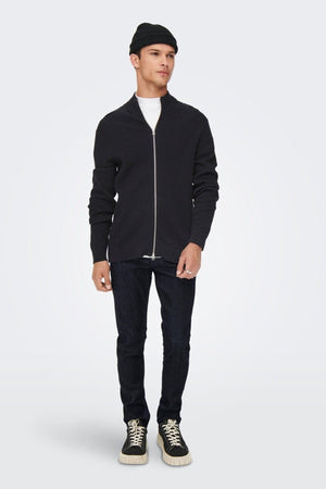 Jeans cru slim - denim bleu