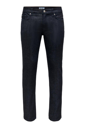 Jeans cru slim - denim bleu