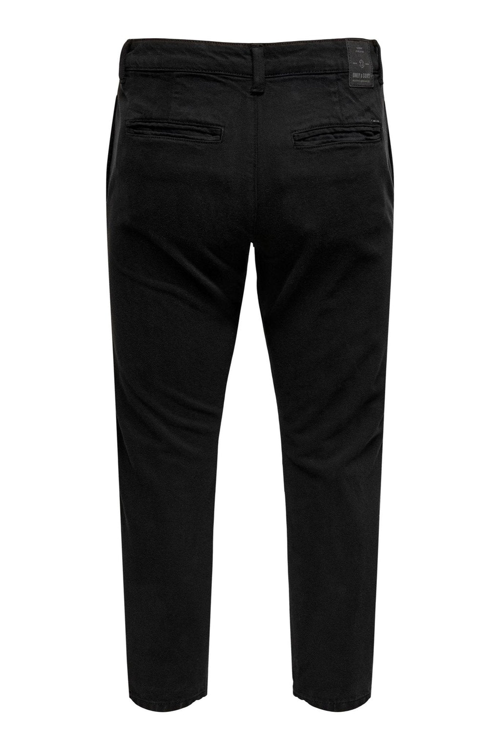 Avi Beam Chino Twill Pants - Black