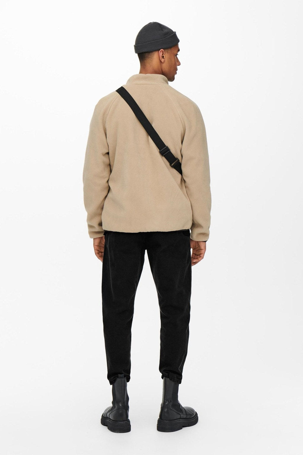 Avi Beam Chino Twill Pants - Black