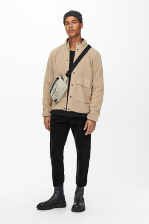 Avi Beam Chino Twill Pants - Black