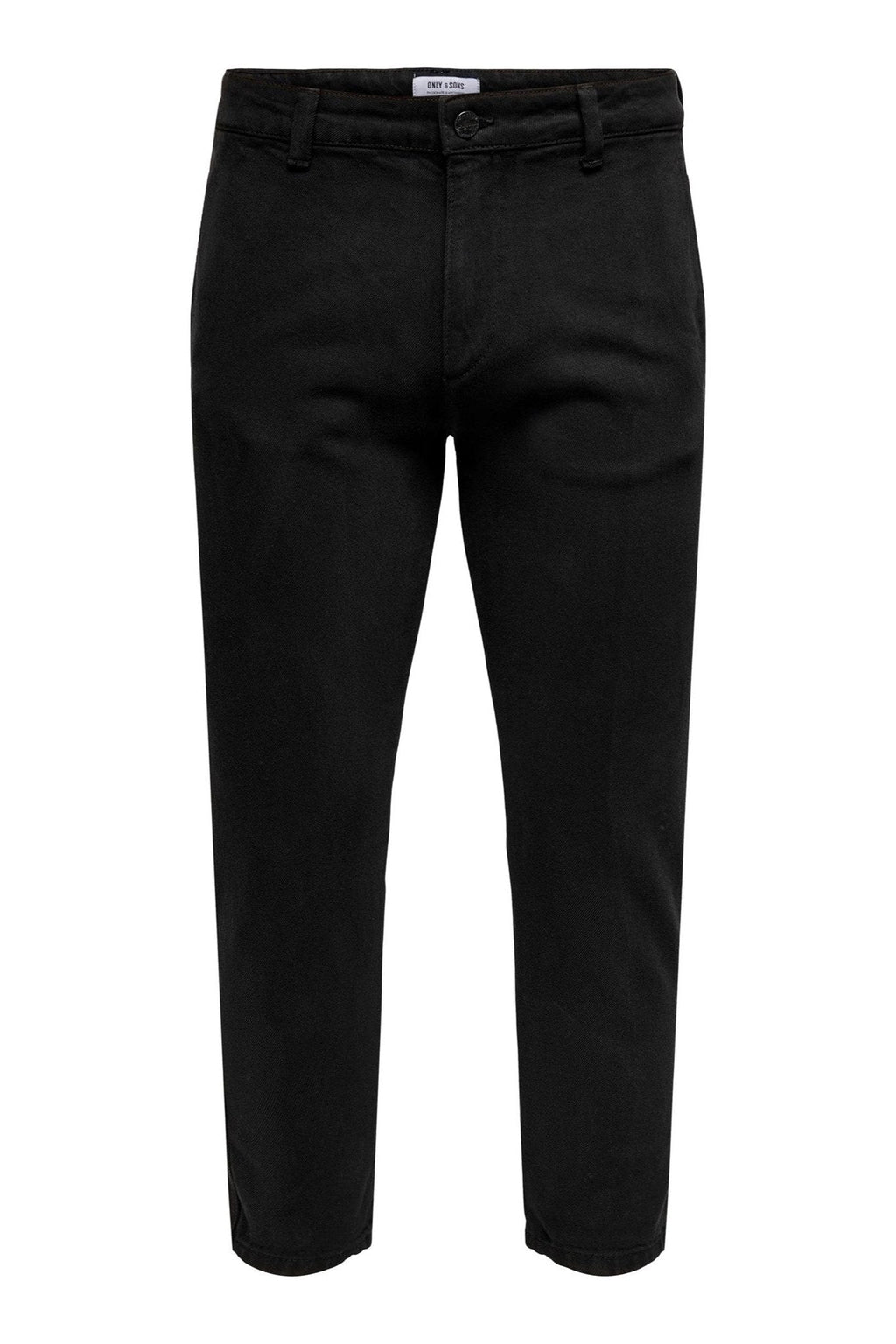 Avi Beam Chino Twill Pants - Black