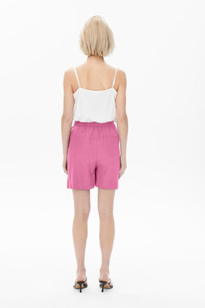 Tokyo Linen Shorts - Sachet Pink