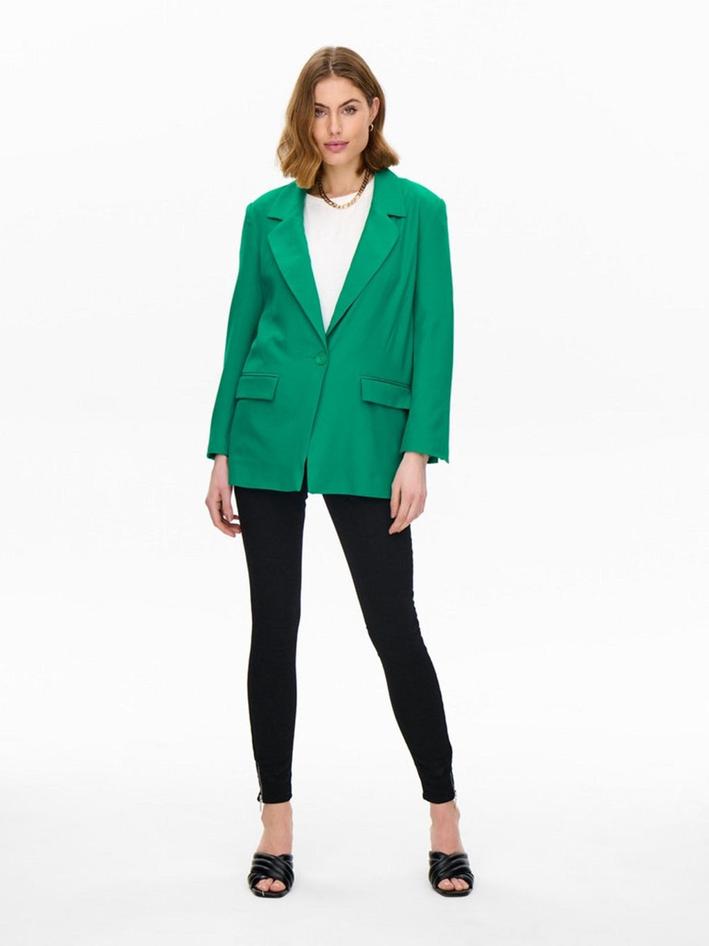 Blazer violet - Green de poivre