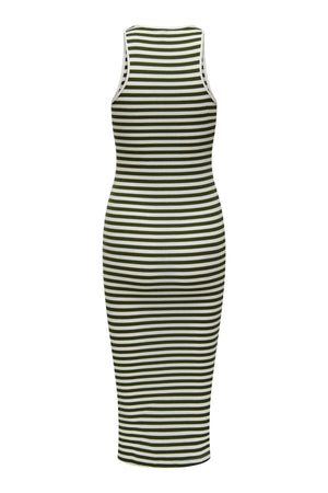 Lany maxi kjole - green de fusil