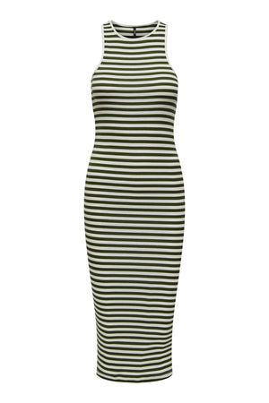 Lany maxi kjole - green de fusil