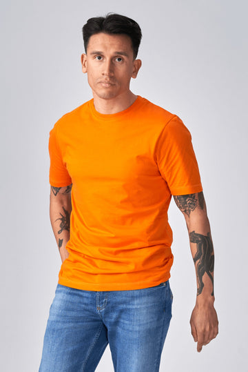 T-shirt de base organique - Orange