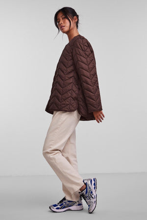 Veste matelassée courte Fawn - Café de chicorée