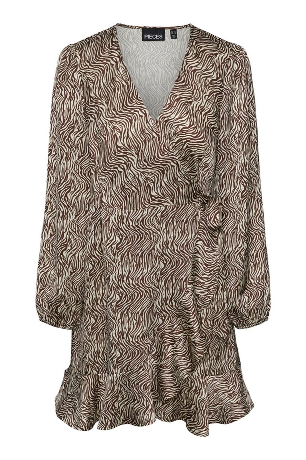 Juliet Wrap Kjole - Café de chicorée