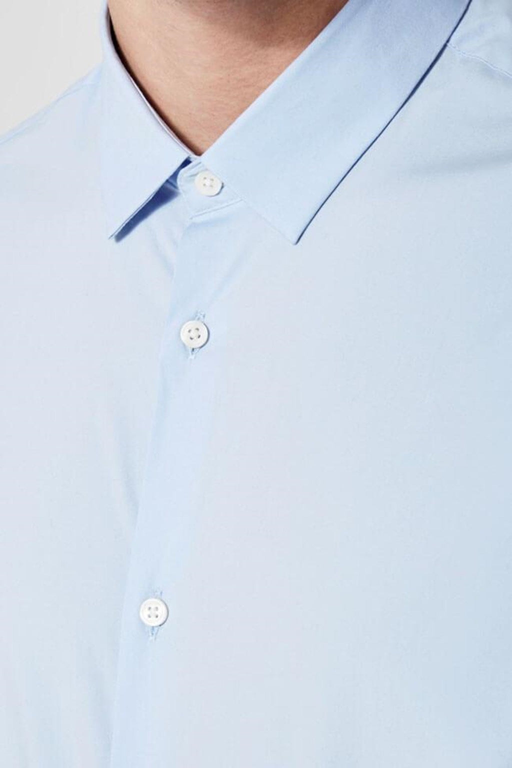 Preston Shirt Slim Fit - bleu clair