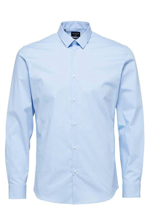 Preston Shirt Slim Fit - bleu clair