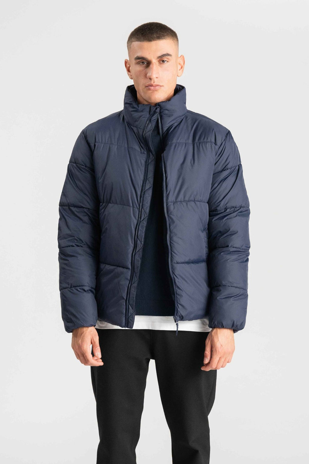 Puffer Jacket - Navy