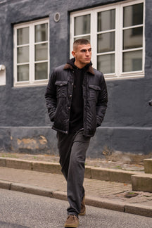 Quilted Jacket - Black