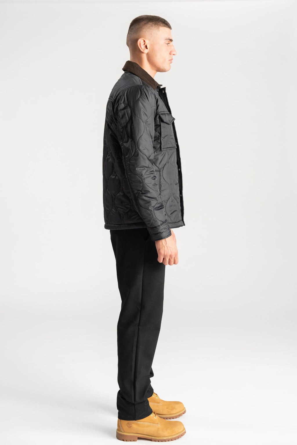 Quilted Jacket - Black