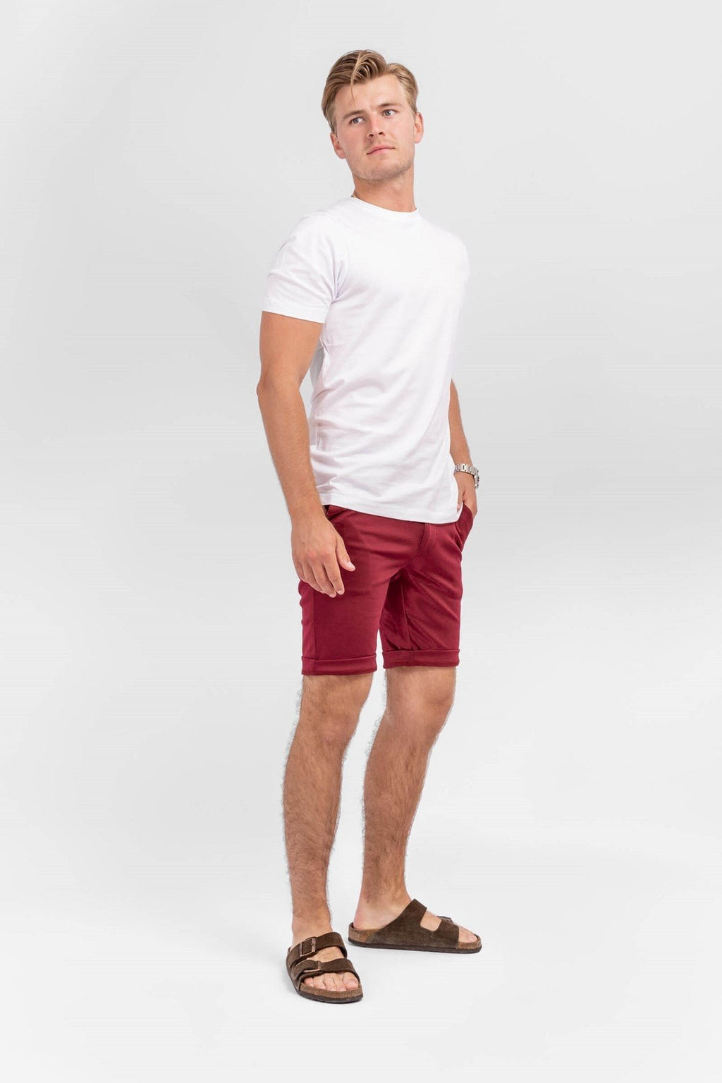 Chino Shorts - Bourgogne