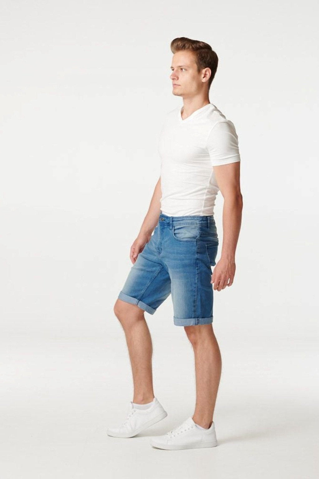 Shorts en jean - bleu