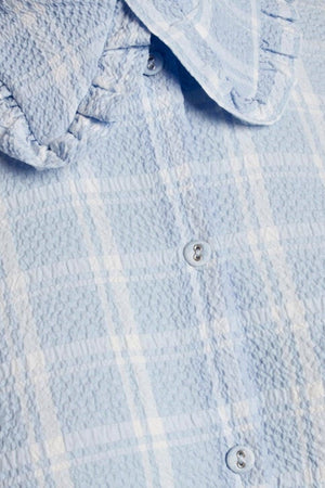 Robe méta - bleu clair