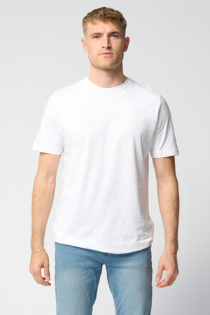 T-shirt de base organique - blanc