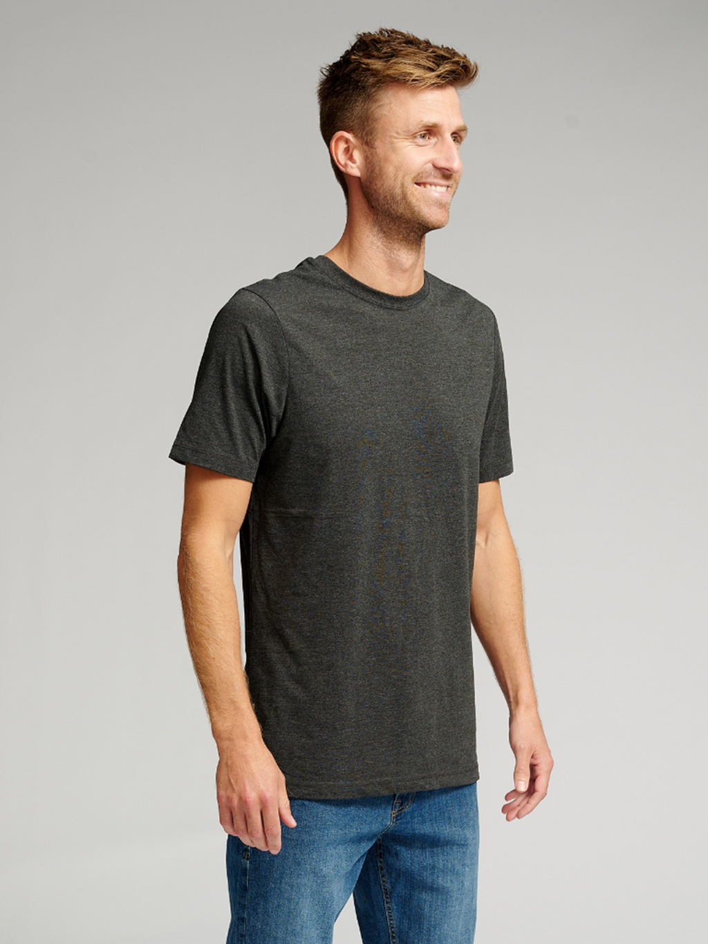 Organic Basic T-shirt - Dark Grey