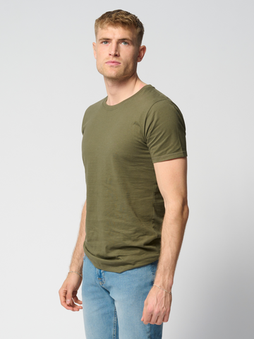 T-shirt musculaire - Green de l'armée