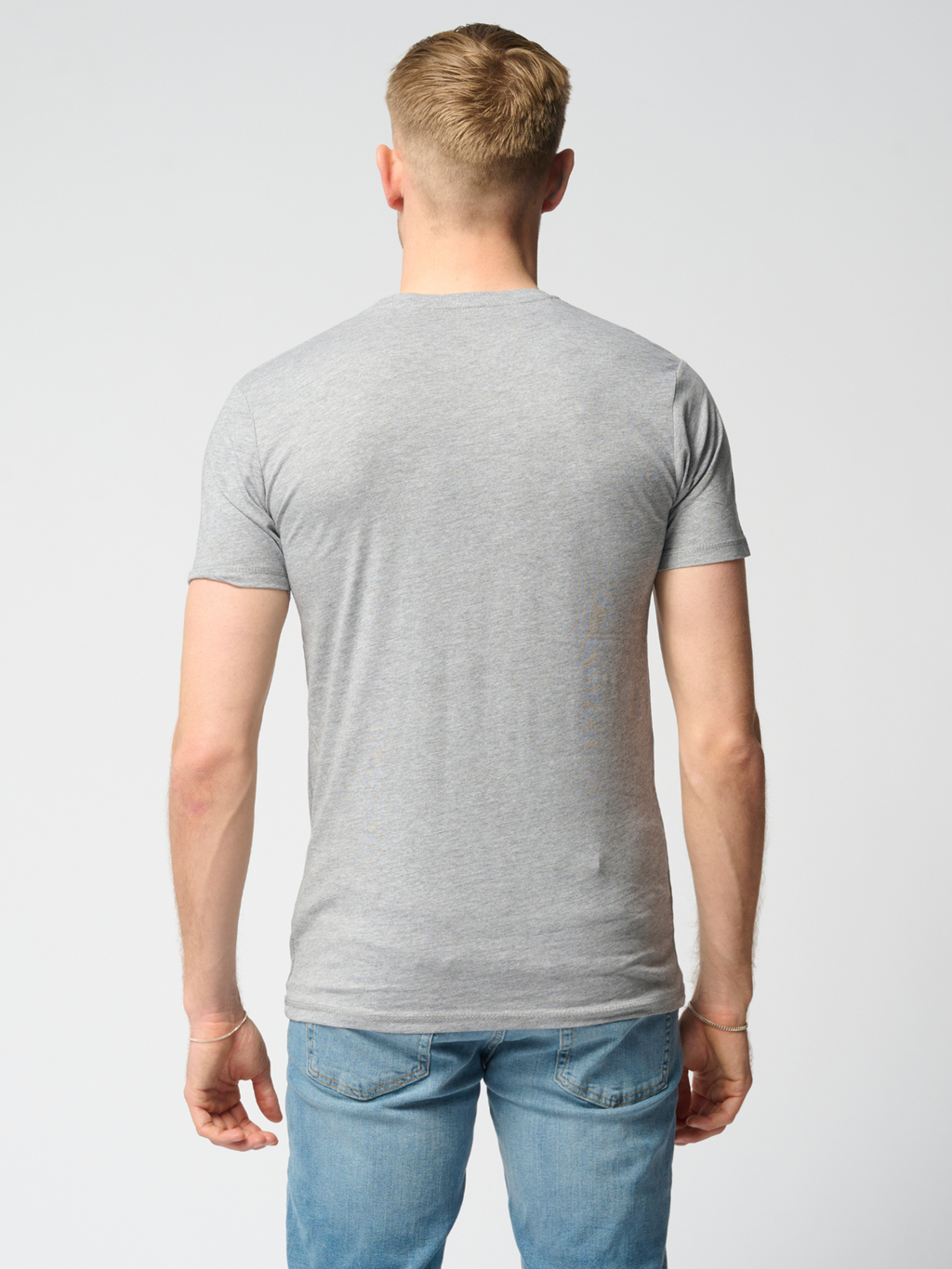 T-shirt musculaire - gris clair