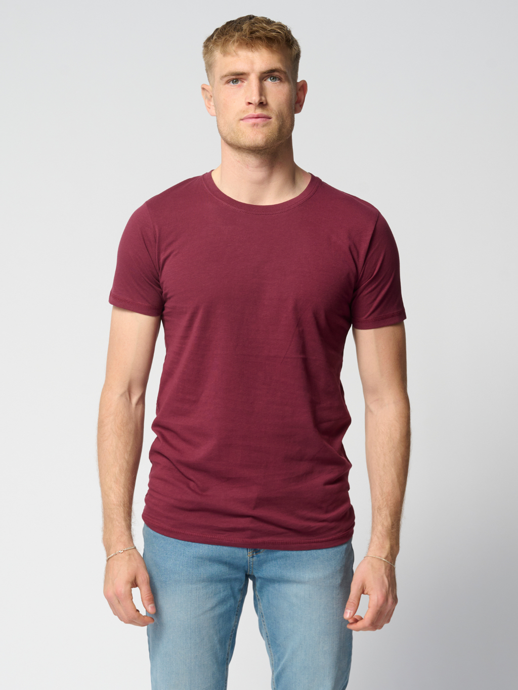 Muscle T-shirt - Burgundy Red