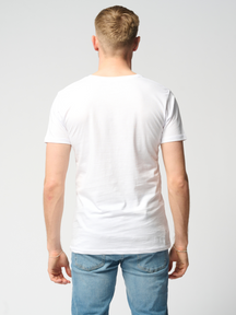 T-shirt musculaire - blanc