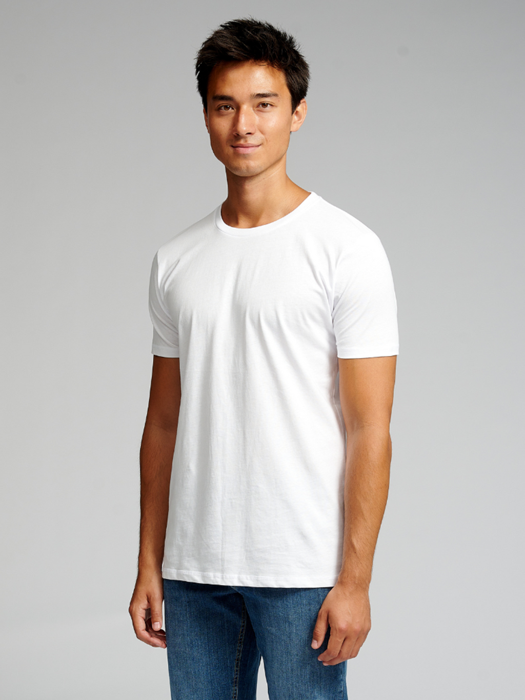 T-shirt musculaire - blanc