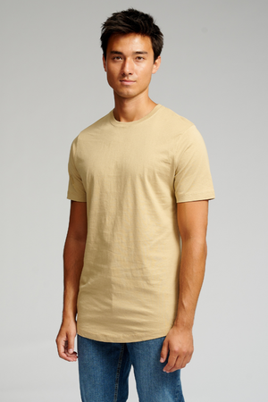 T-shirt long - beige