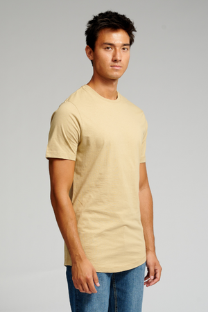 T-shirt long - beige