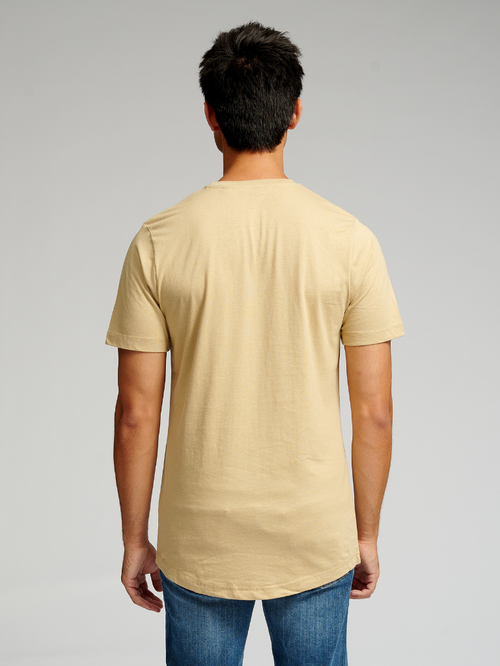 T-shirt long - beige