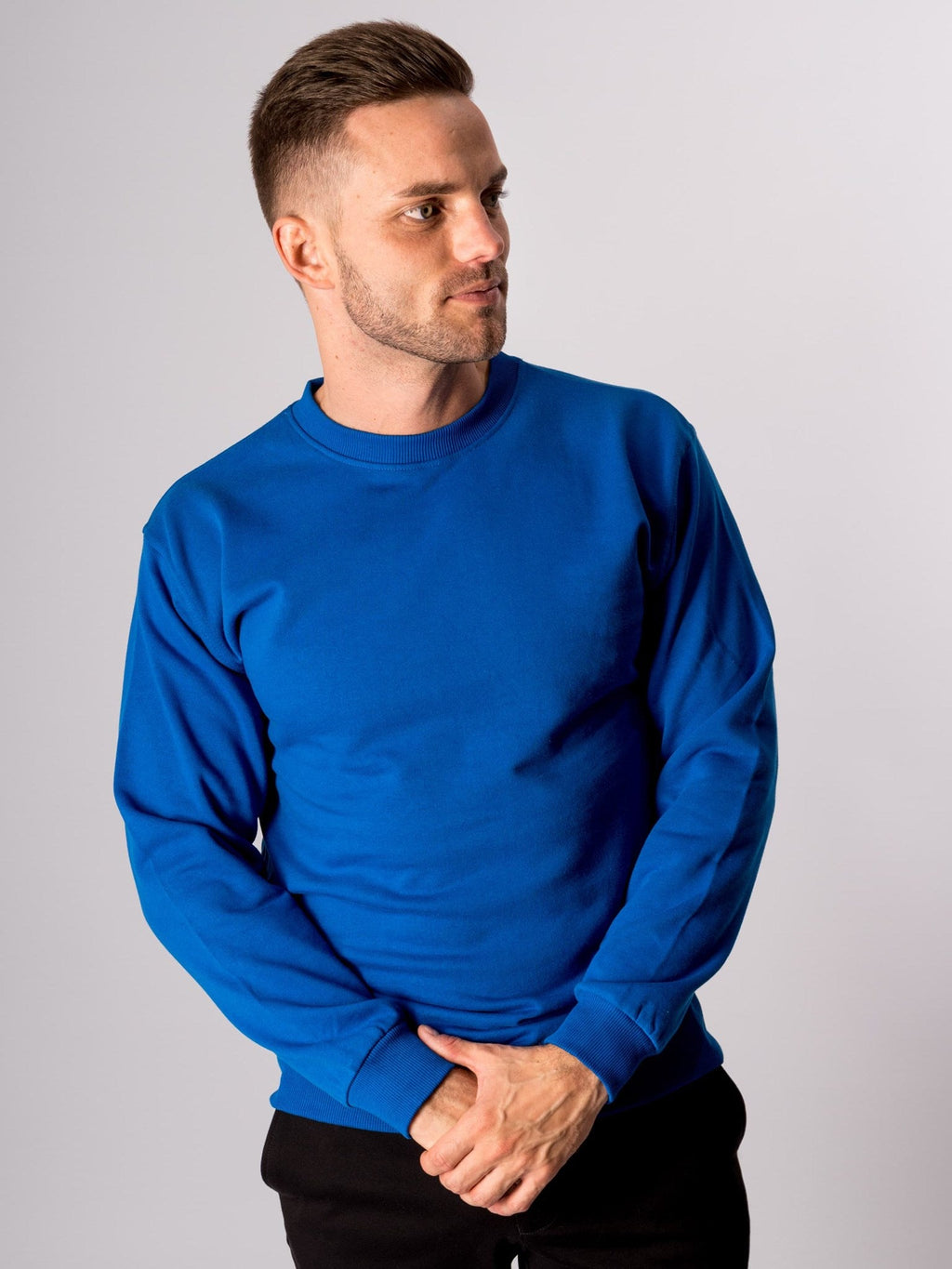 Basic Crewneck - Swedish Blue