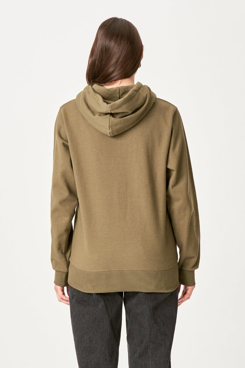 Oversized Sweat à capuche - Olive