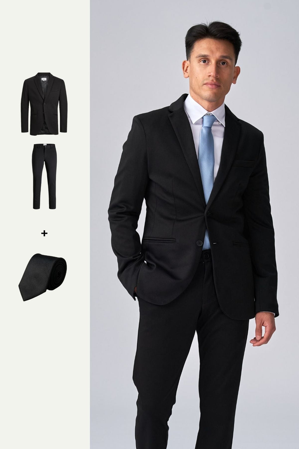 The Original Performance Suit™️ (Black) + Tie - Package Deal (V.I.P)