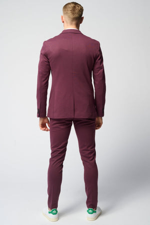 The Original Performance Suit™️ (Burgundy) + Shirt & Tie - Package Deal