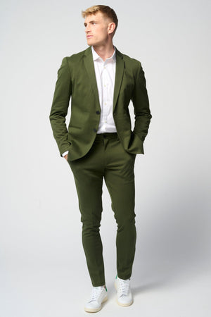 The Original Performance Suit™️ (Dark Green) + Shirt & Tie - Package Deal