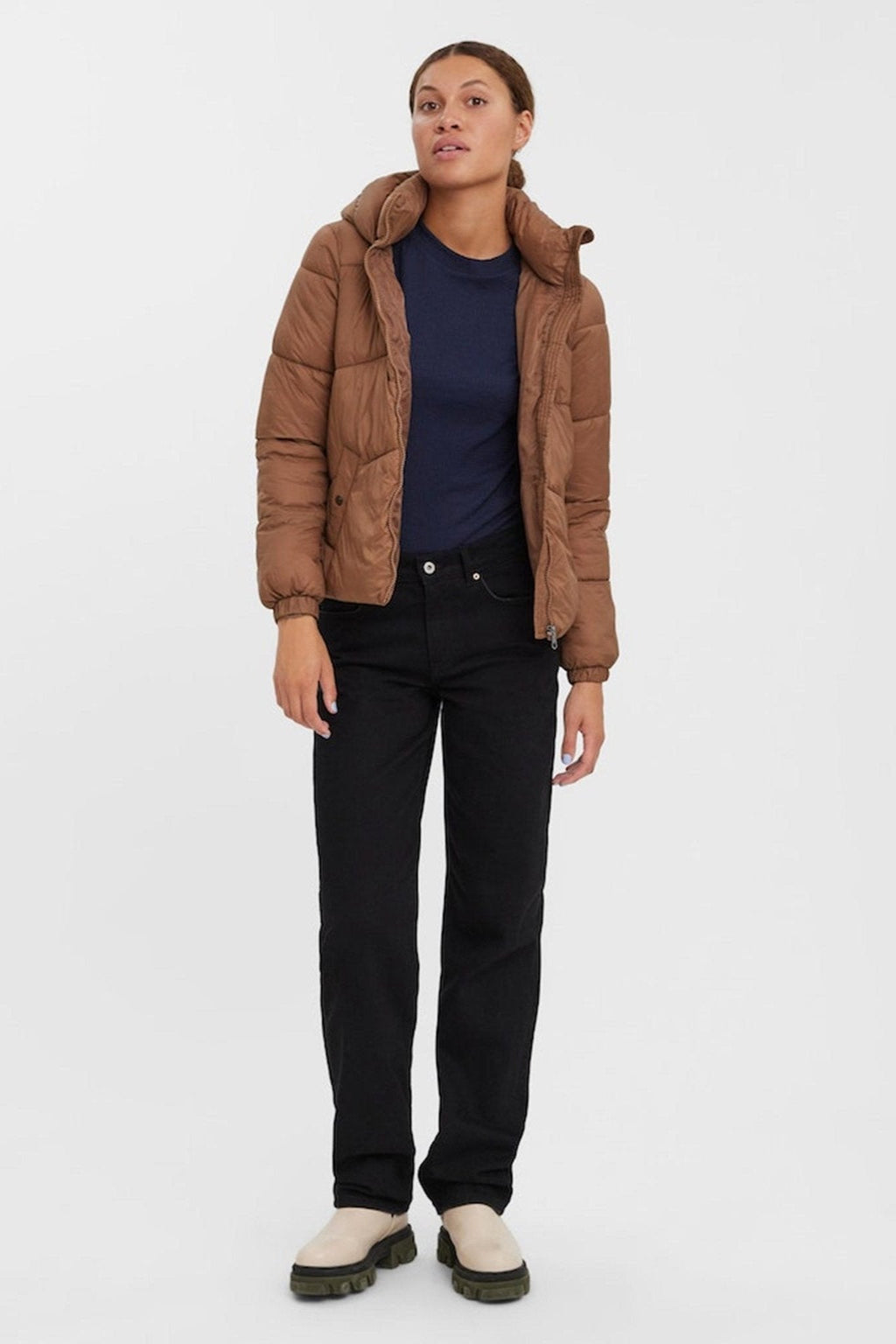 Uppsala kort jakke - aztec