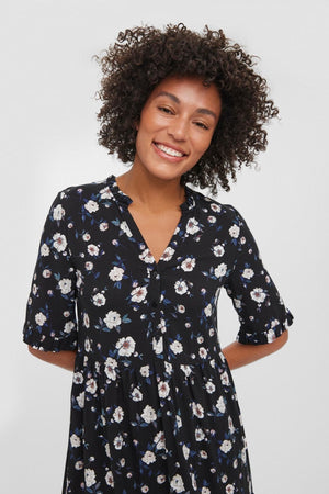 Robe facile 2/4 veau - noir