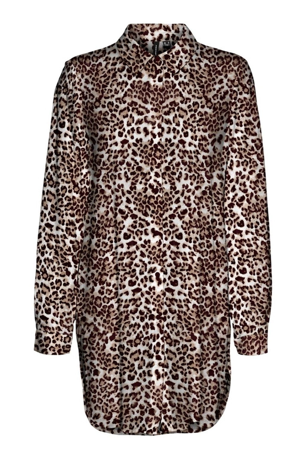 Chemise longue facile - bronzage