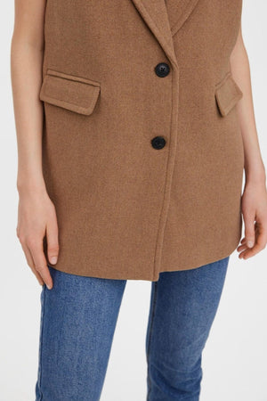 Gilet edna - œil de tigres